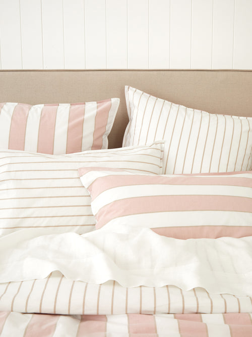 After Glow Duvet Cover Set | Pink Natural-2