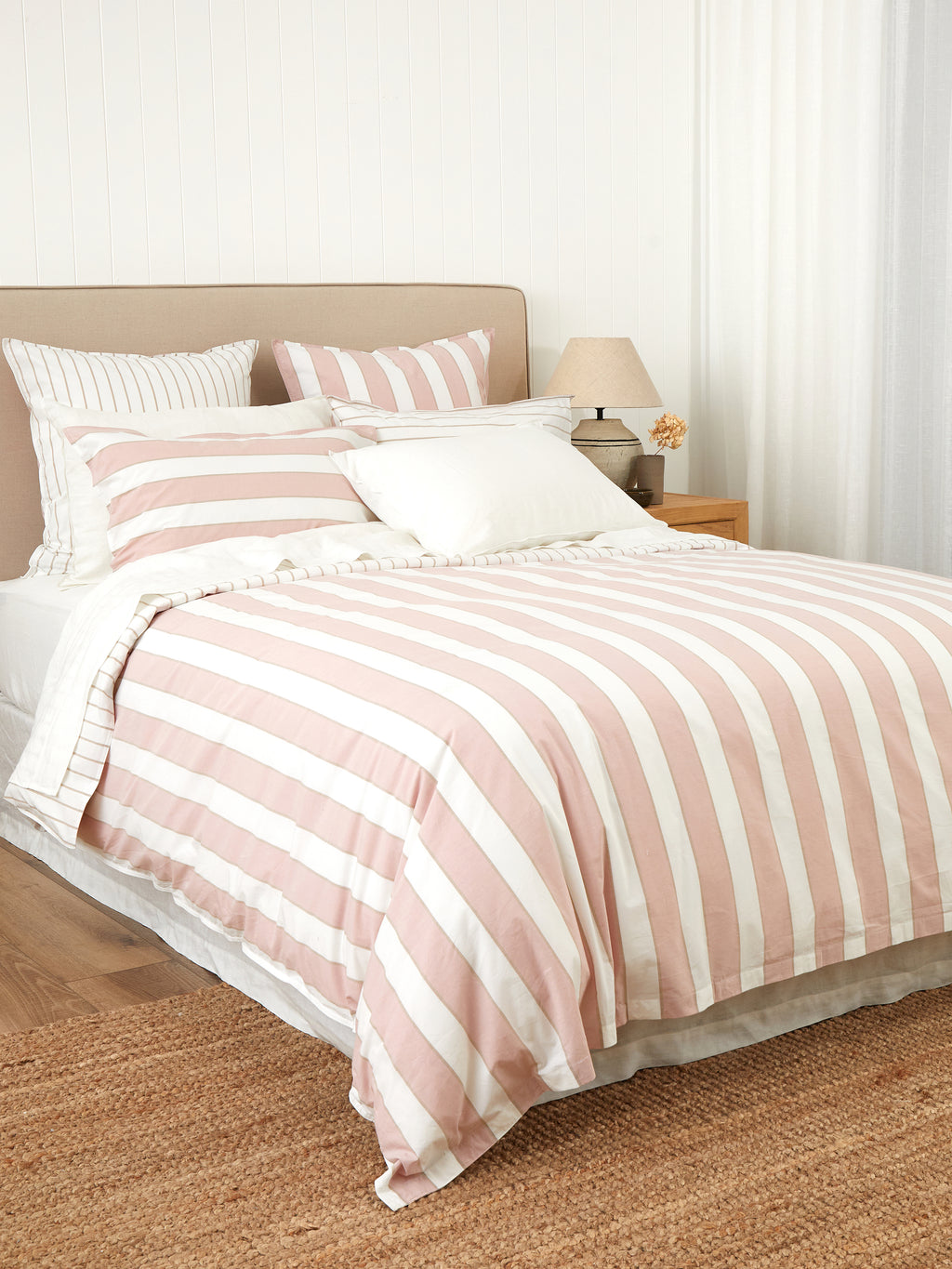 After Glow Duvet Cover Set | Pink Natural-3