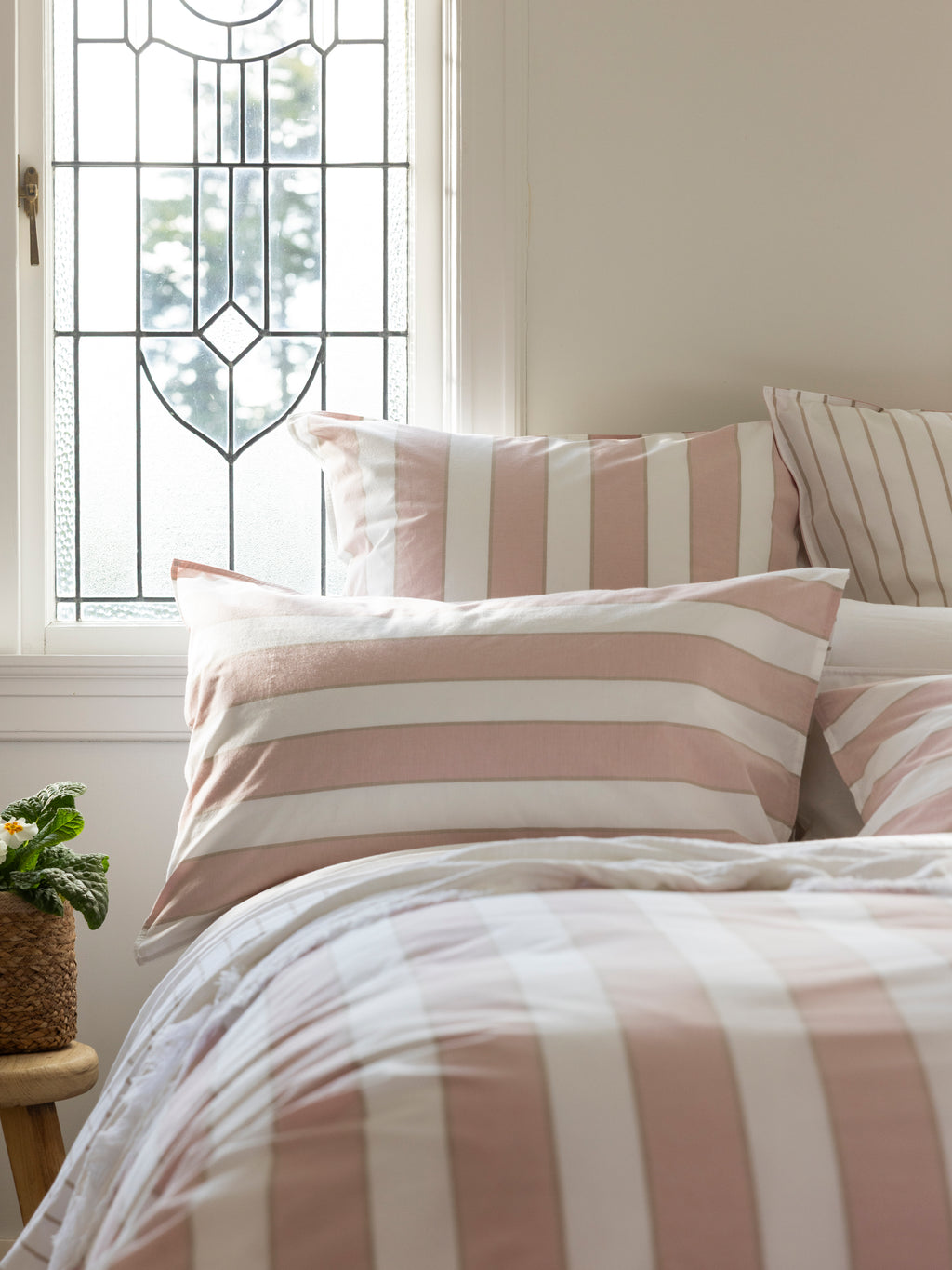 After Glow Standard Pillowase Set | Pink Natural-2