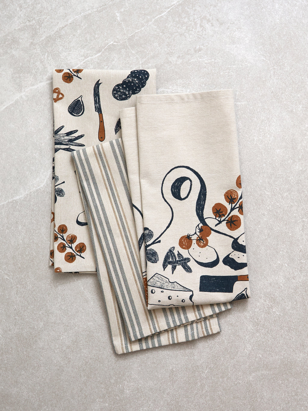Antipasto Tea Towel Set of 3 | Multi-1