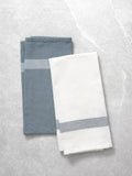 Beaumont Tea Towel Set of 2 | Blue White-1