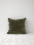 Belvedere Velvet European Pillowcase | Willow-1