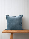 Belvedere Velvet Large Square Cushion Cover | Haze-1