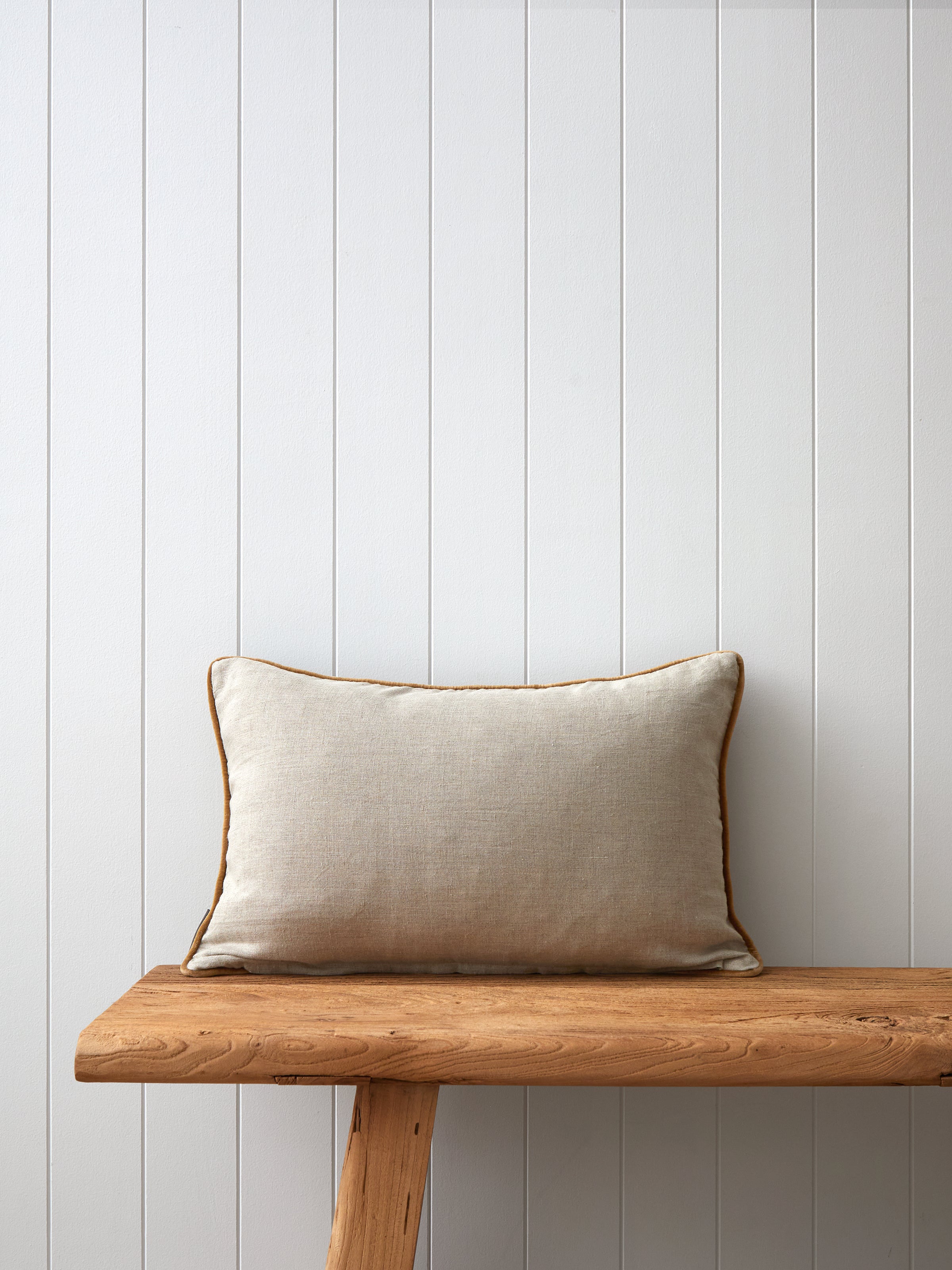 Belvedere Velvet Rectangle Cushion Cover | Ginger-3