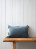 Belvedere Velvet Rectangle Cushion Cover | Haze-1