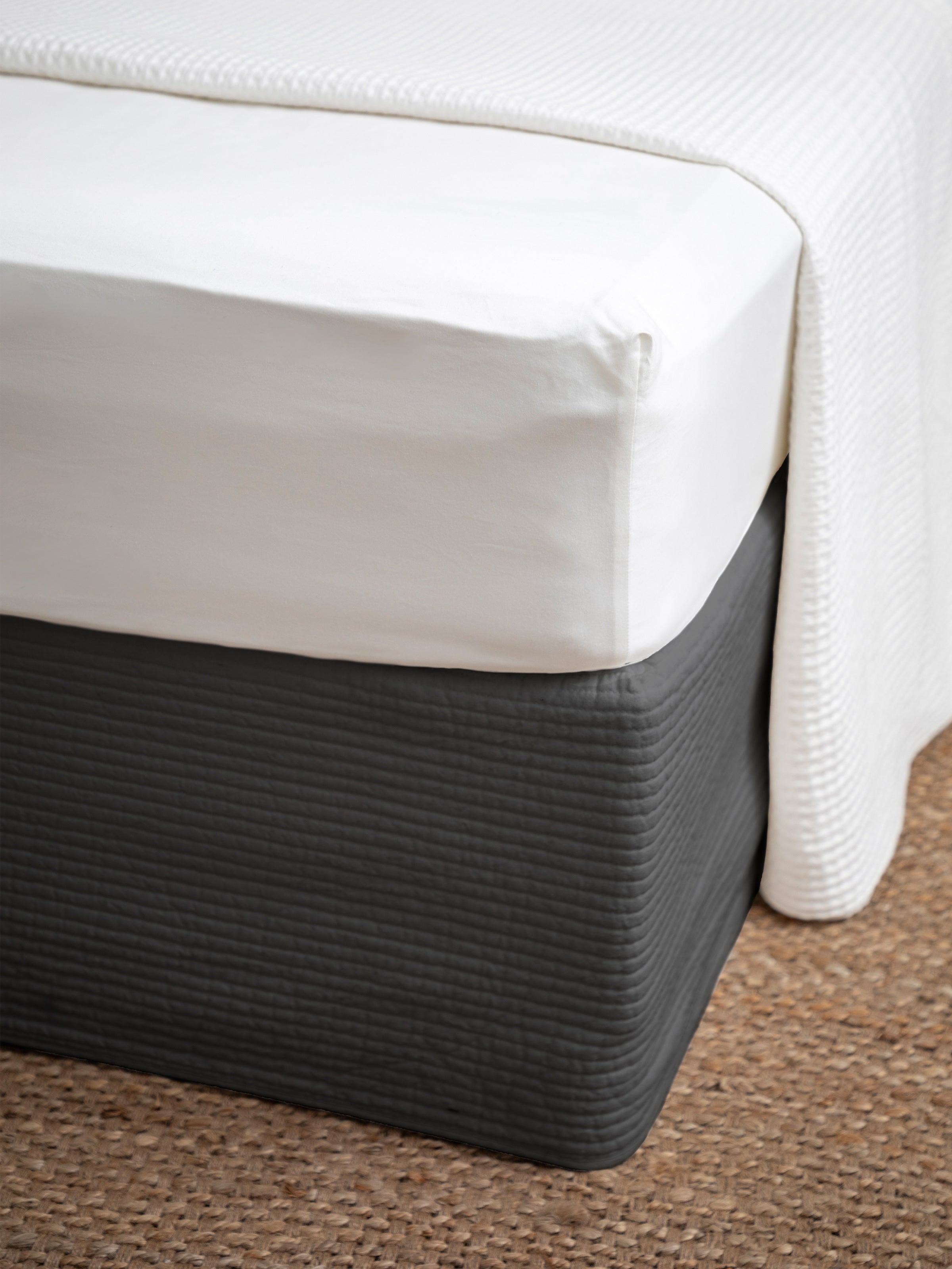 Bungalow Bed Skirt | Midnight Grey-1