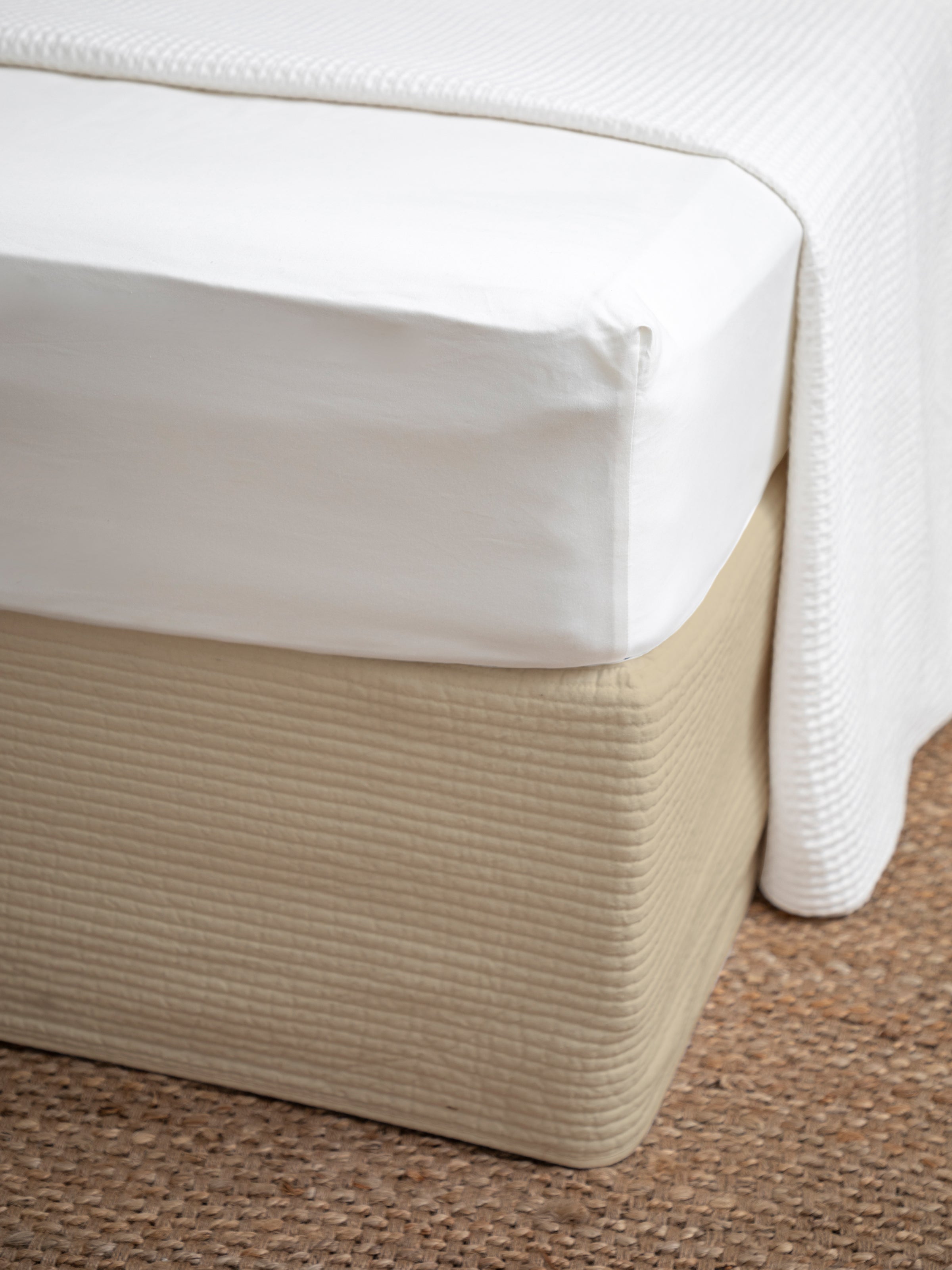 Bungalow Bed Skirt | Stone-1
