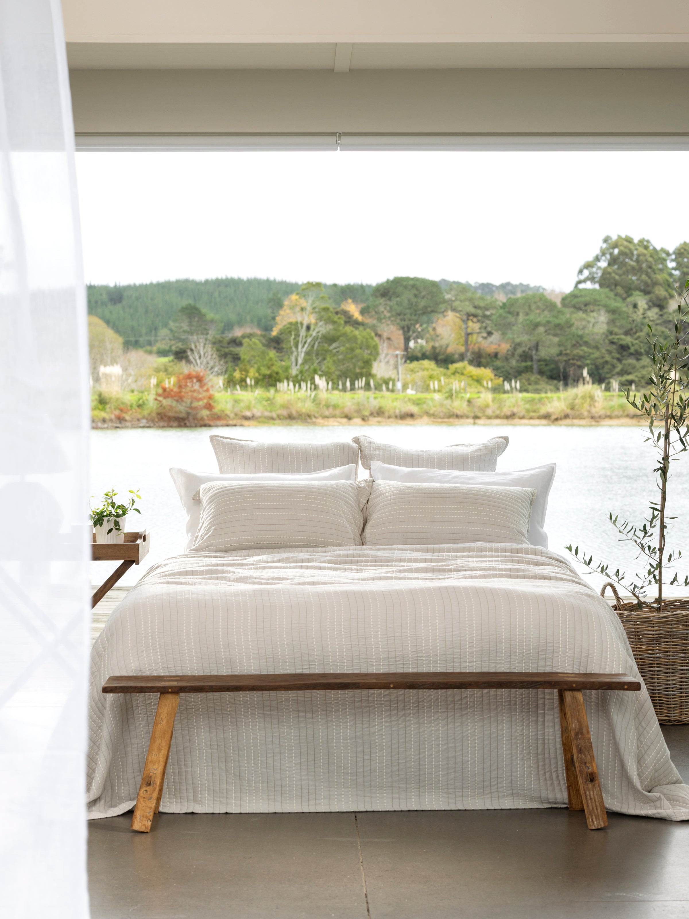 Camden Bed Cover | Natural-5