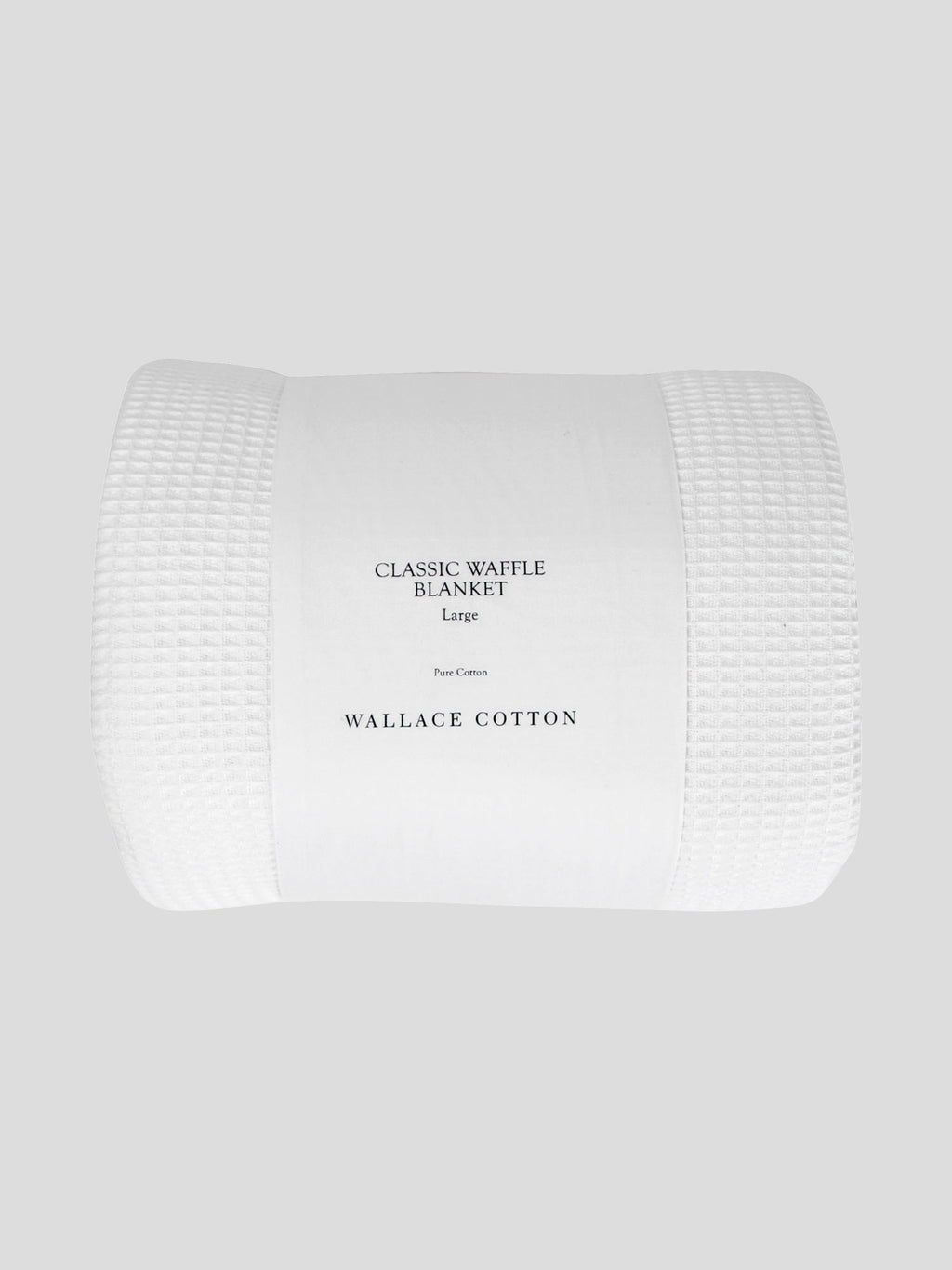 Classic Waffle Blanket | White-3