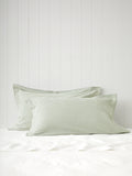 Clover Oxford Pillowcase Set | Green Gingham-1