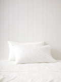 Constance Lace Standard Pillowcase Set | White-1