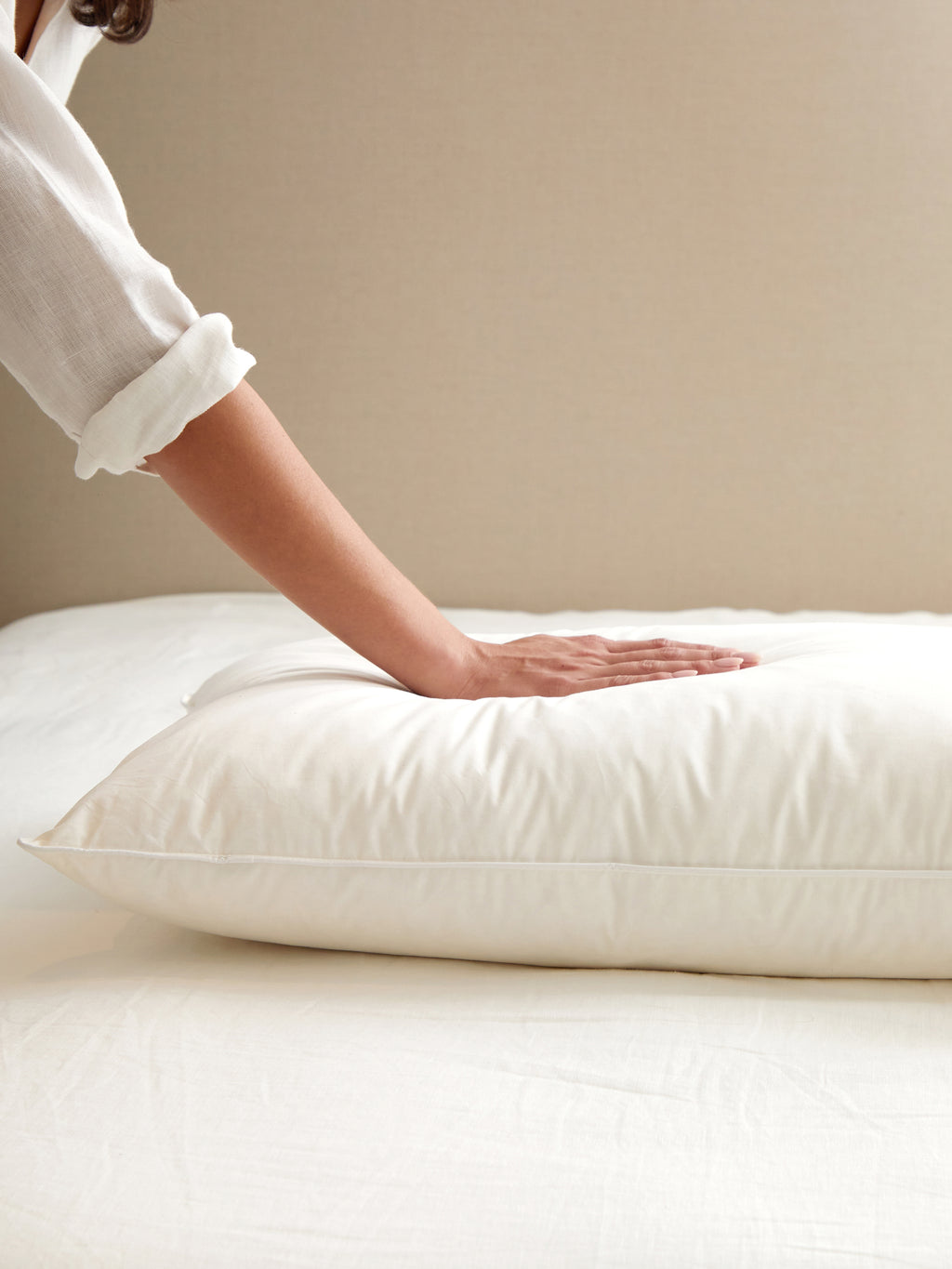 Downtime Duck Standard Pillow Inner | White-2