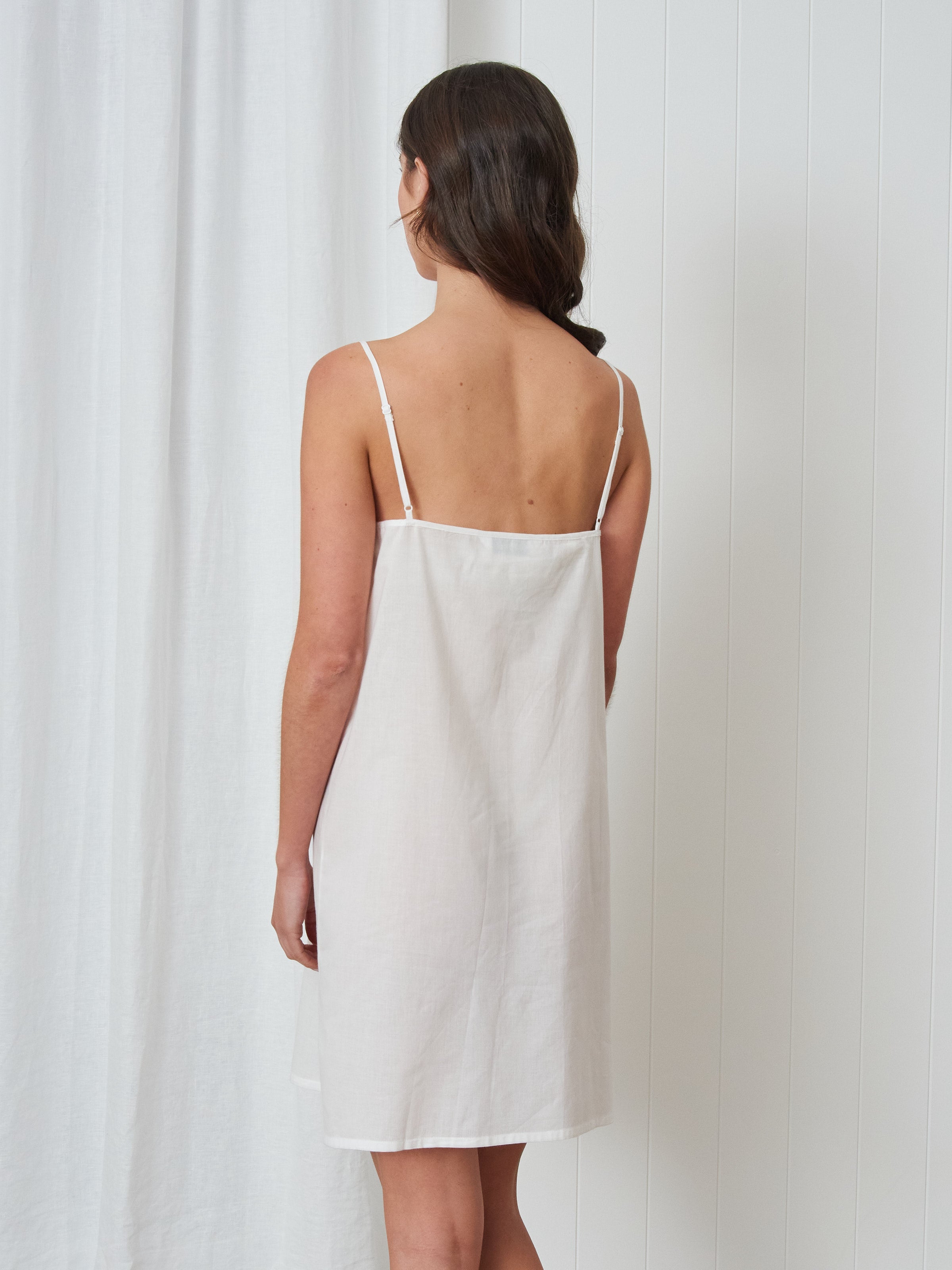 Ella Slip | White-4