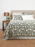 Elora Quilt | Green Floral-1
