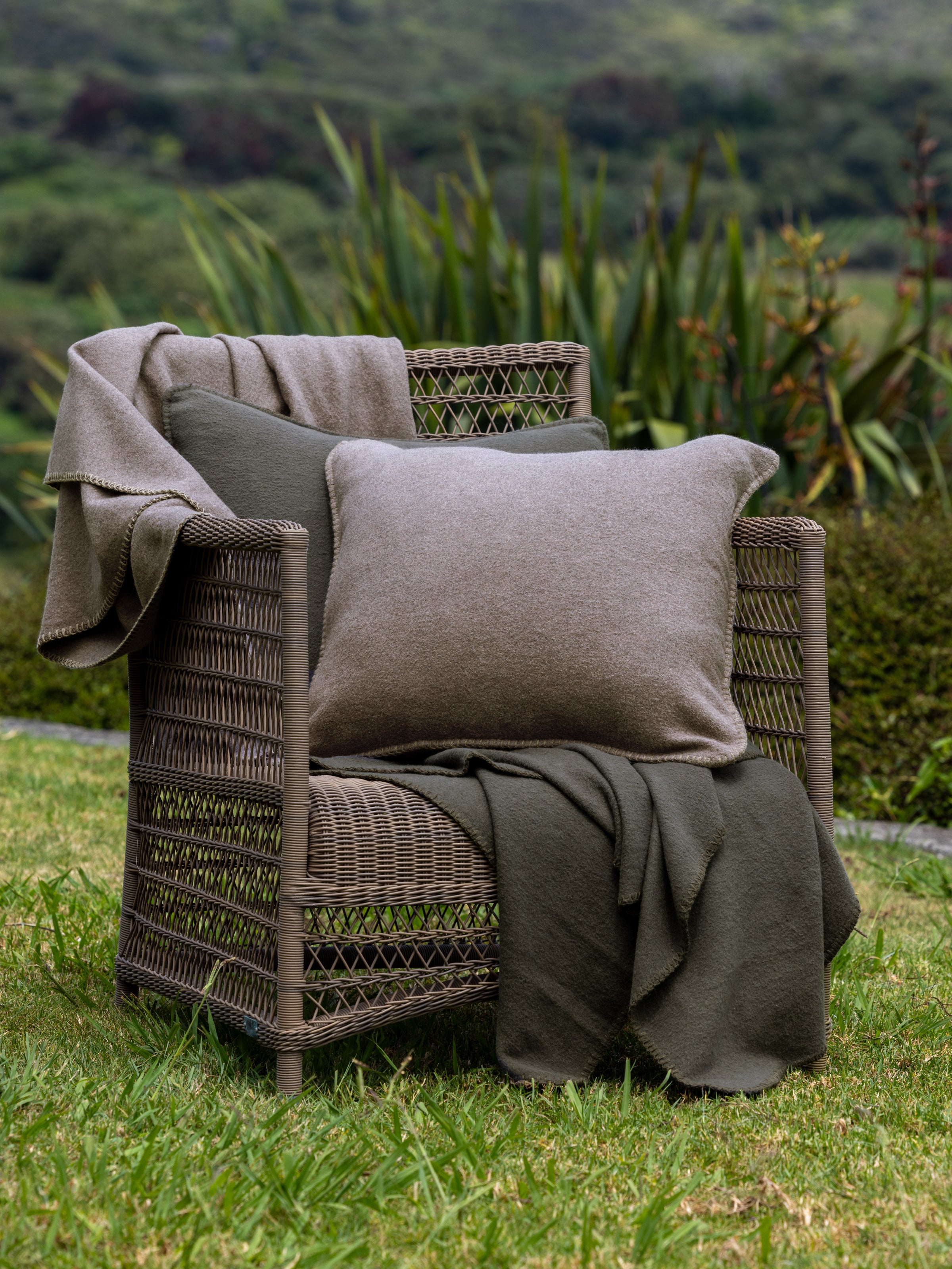 Featherston Large Square Cushion Cover | Fawn-2