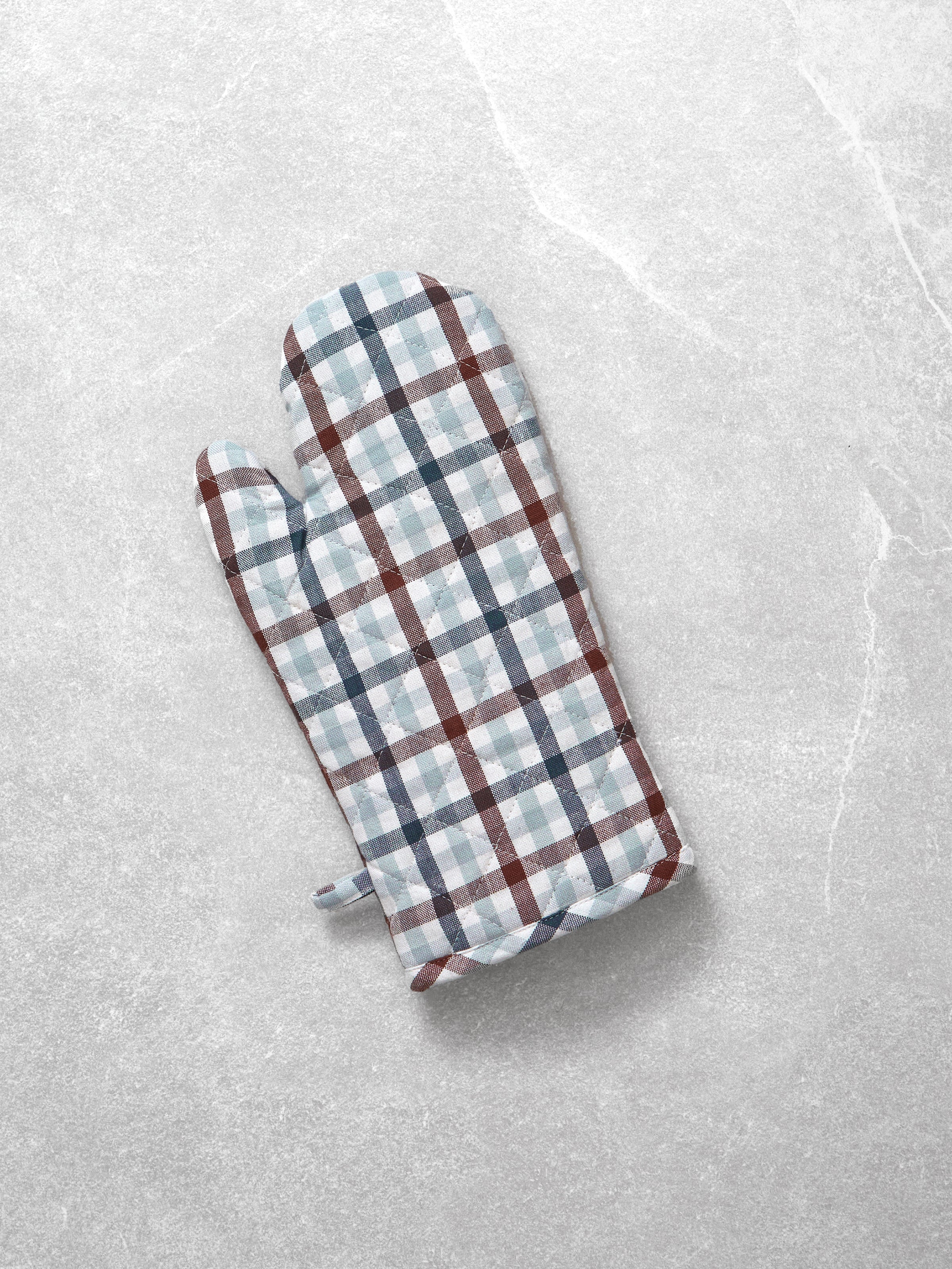 Home To Roost Single Oven Glove | Gingham-1