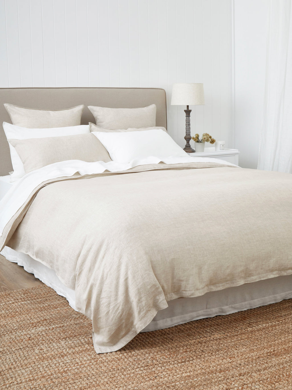 Loft Linen Duvet Cover Set | Natural-4