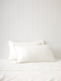 Loft Linen Standard Pillowcase Set | White-1
