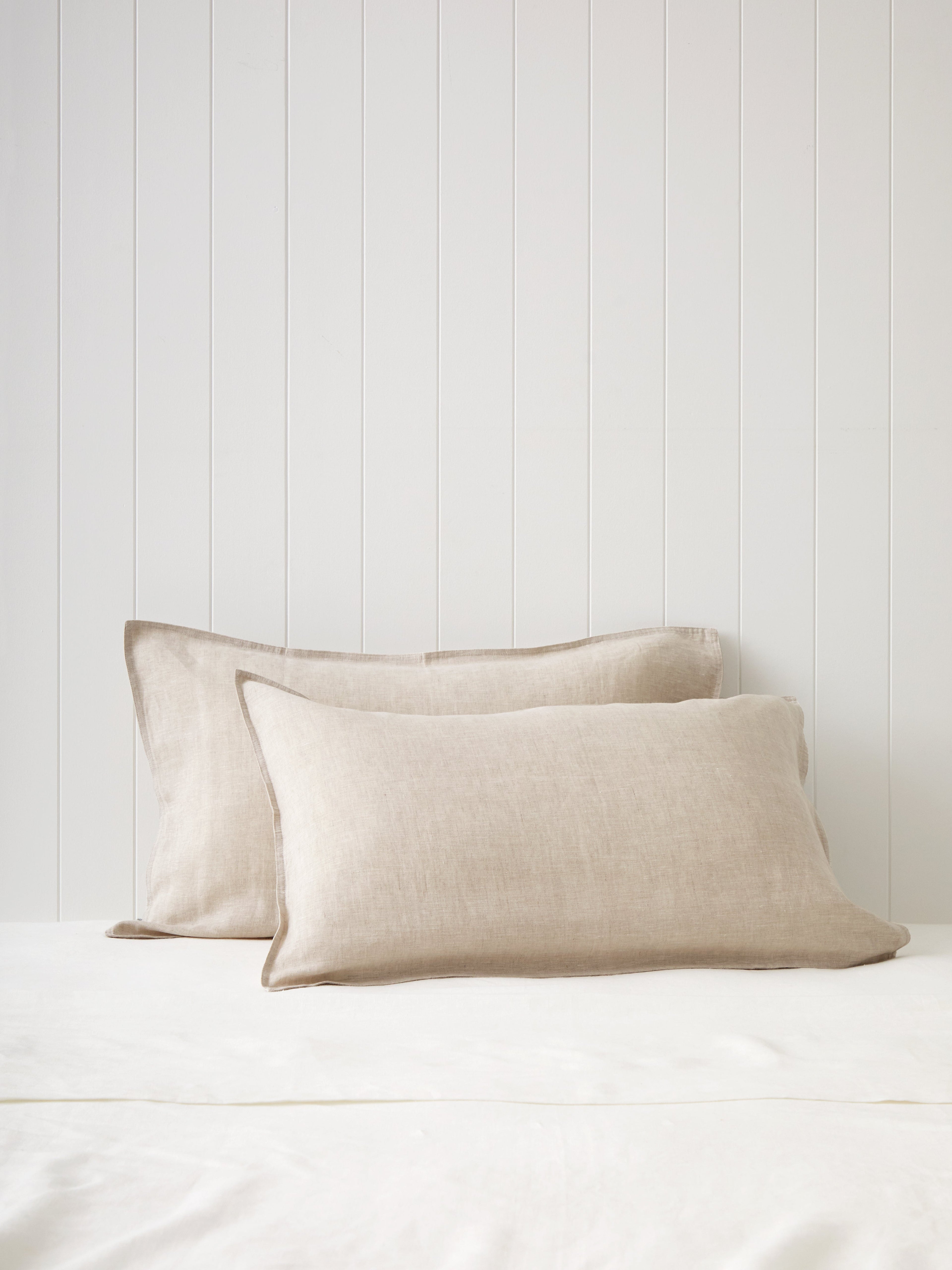 Loft Linen Standard Pillowcase Set in Natural | Natural-1