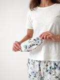 Magalie Eye Mask | Blue Floral-1