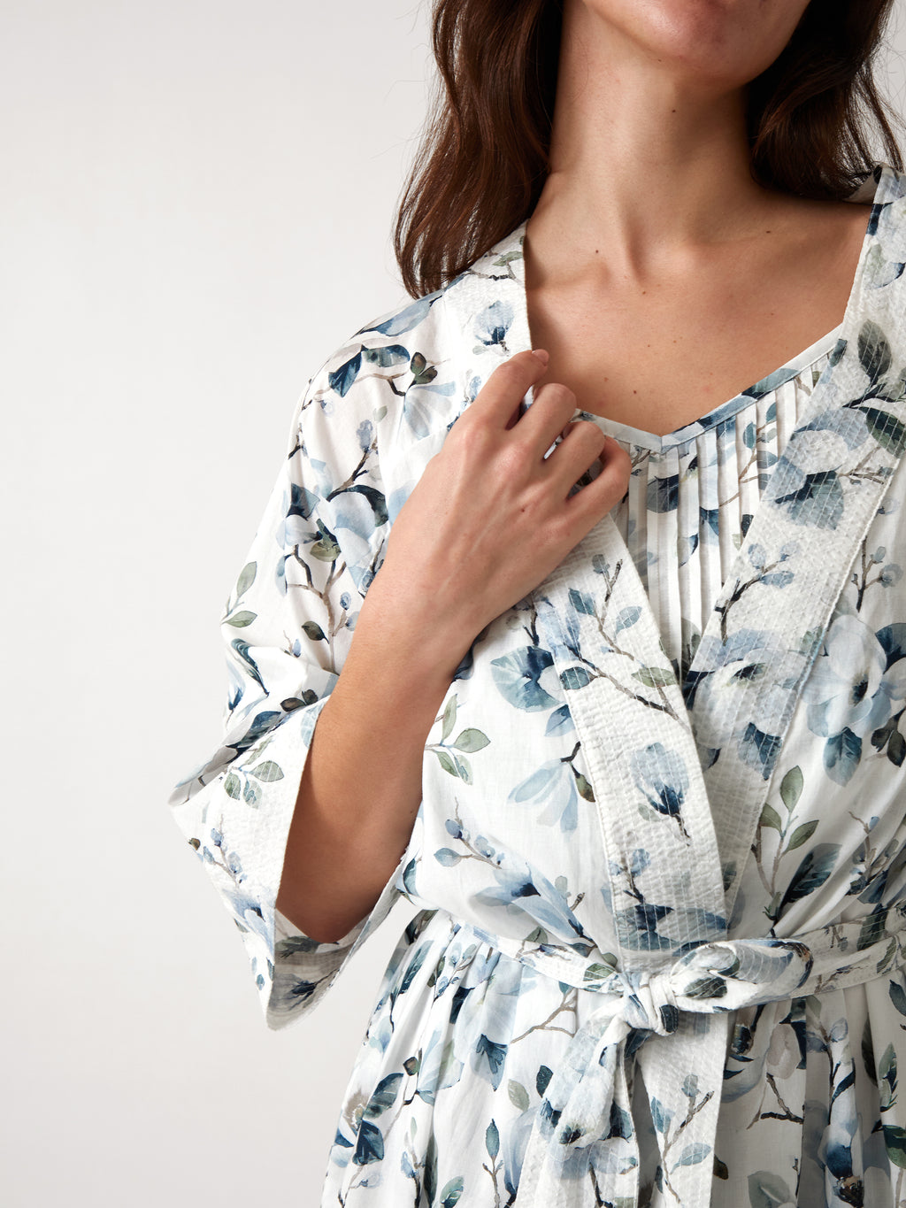 Magalie Robe | Blue Floral-2