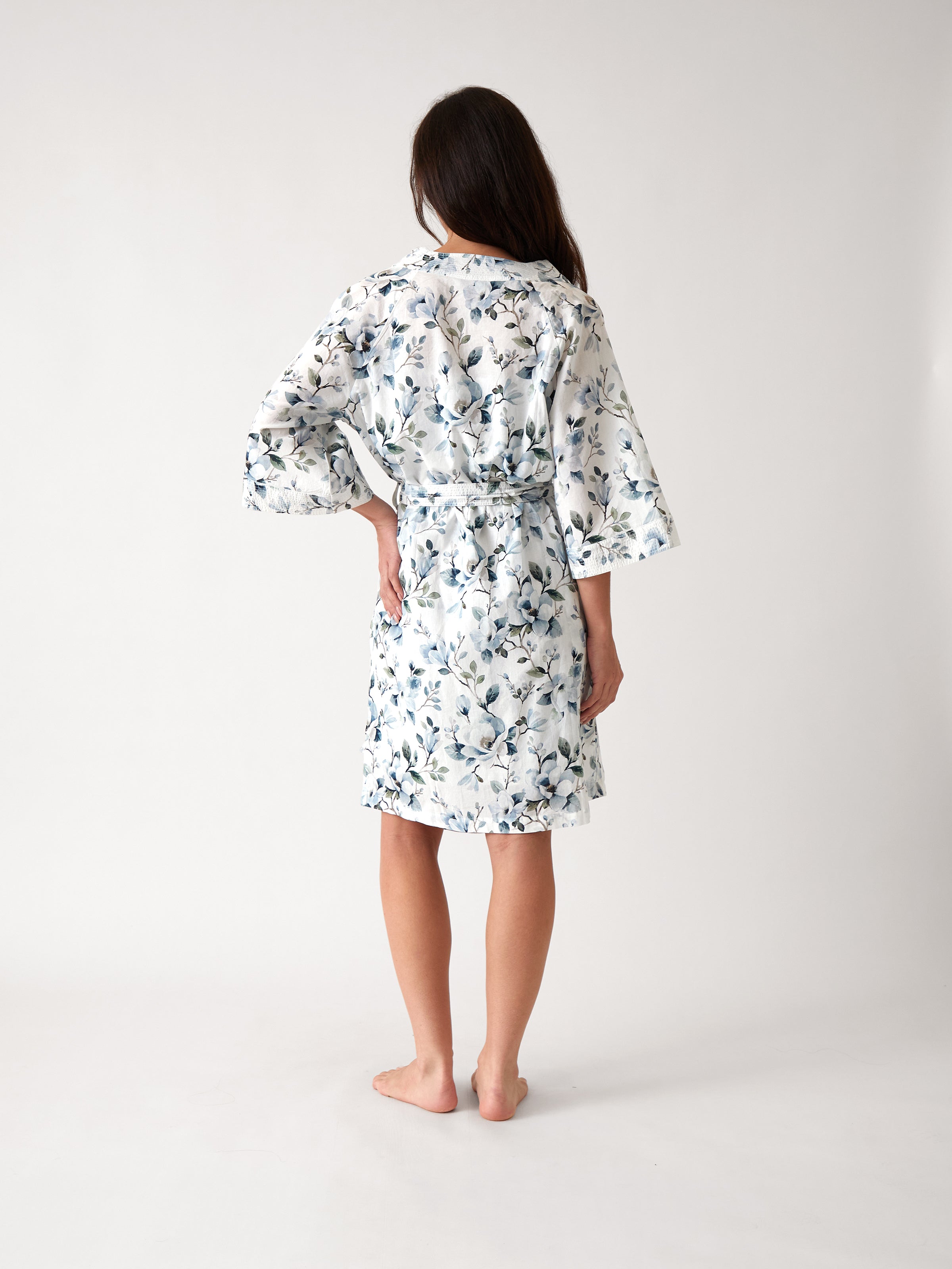 Magalie Robe | Blue Floral-4