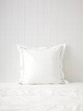 Monarch Accent European Pillowcase | Stone White-1