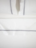 Monarch Flat Embroidery Sheet | Grey White-1