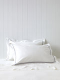 Monarch Oxford Pillowcase Set | Grey White-1