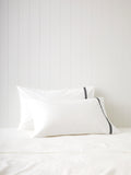 Monarch Standard Pillowcase Set | Black White-1