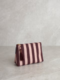 Tula Medium Bath Bag | Red/Pink Stripe-1