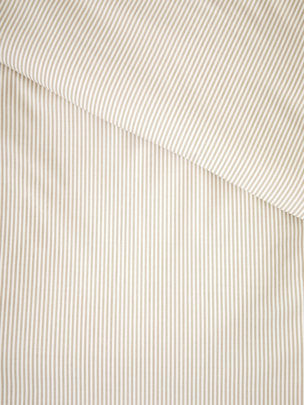 Purity Organic Cotton Duvet Cover Set | Natural Stripe-4