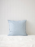 Purity Organic Cotton European Pillowcase | Blue Stripe-1