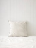 Purity Organic Cotton European Pillowcase | Natural Stripe-1