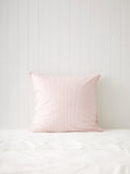 Purity Organic Cotton European Pillowcase | Pink Stripe-1