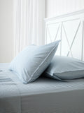 Purity Organic Cotton Sheet Set | Blue Stripe-1