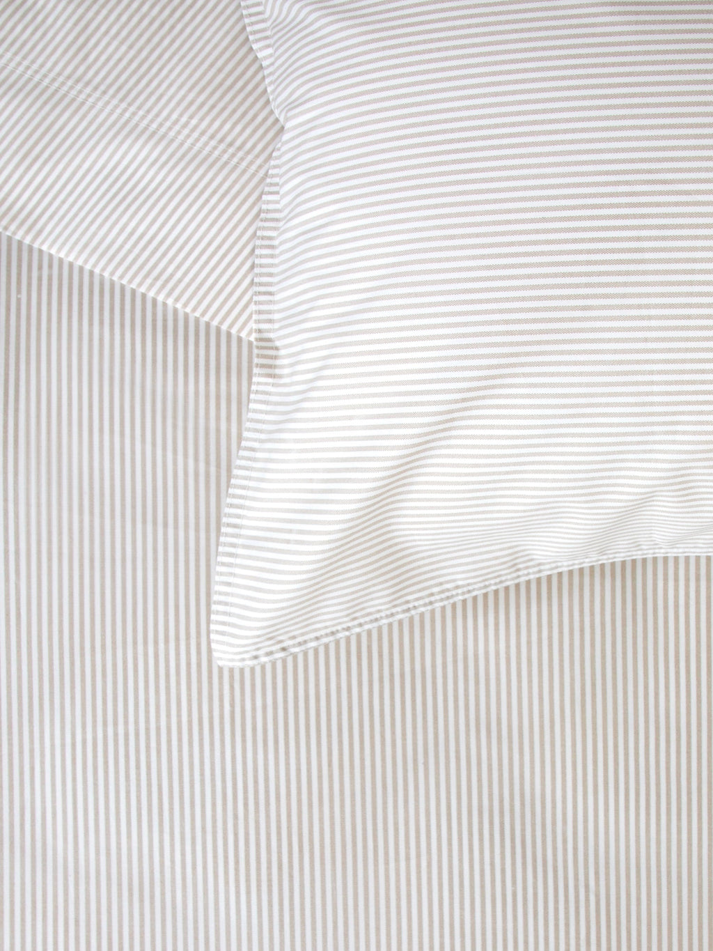 Purity Organic Cotton Sheet Set | Natural Stripe-2