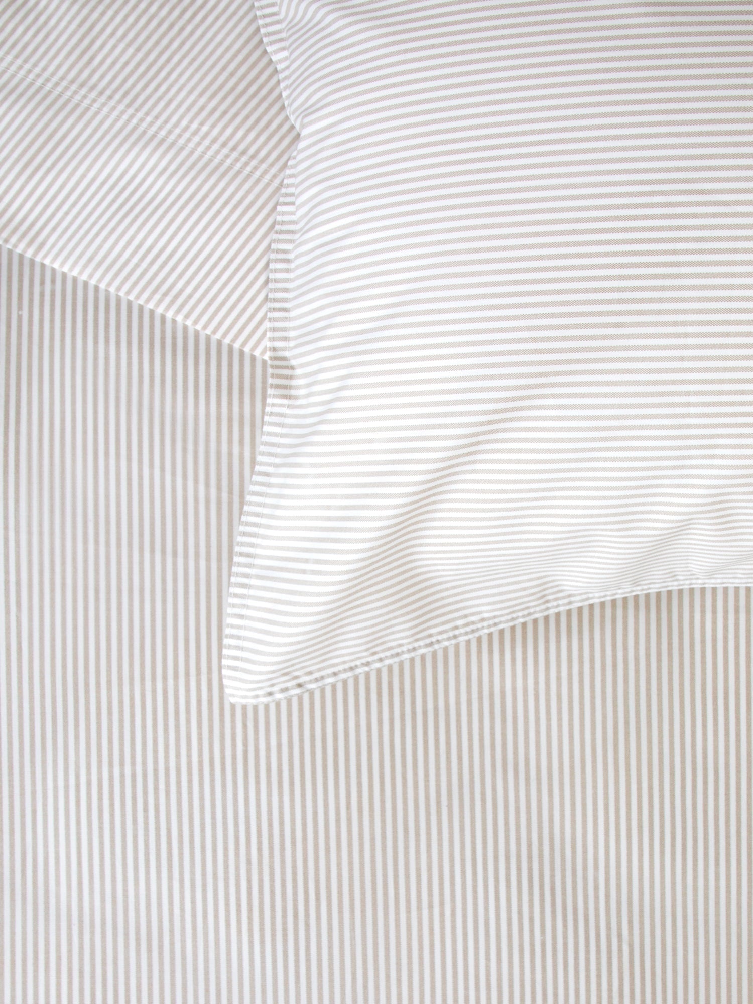 Purity Organic Cotton Sheet Set | Natural Stripe-2