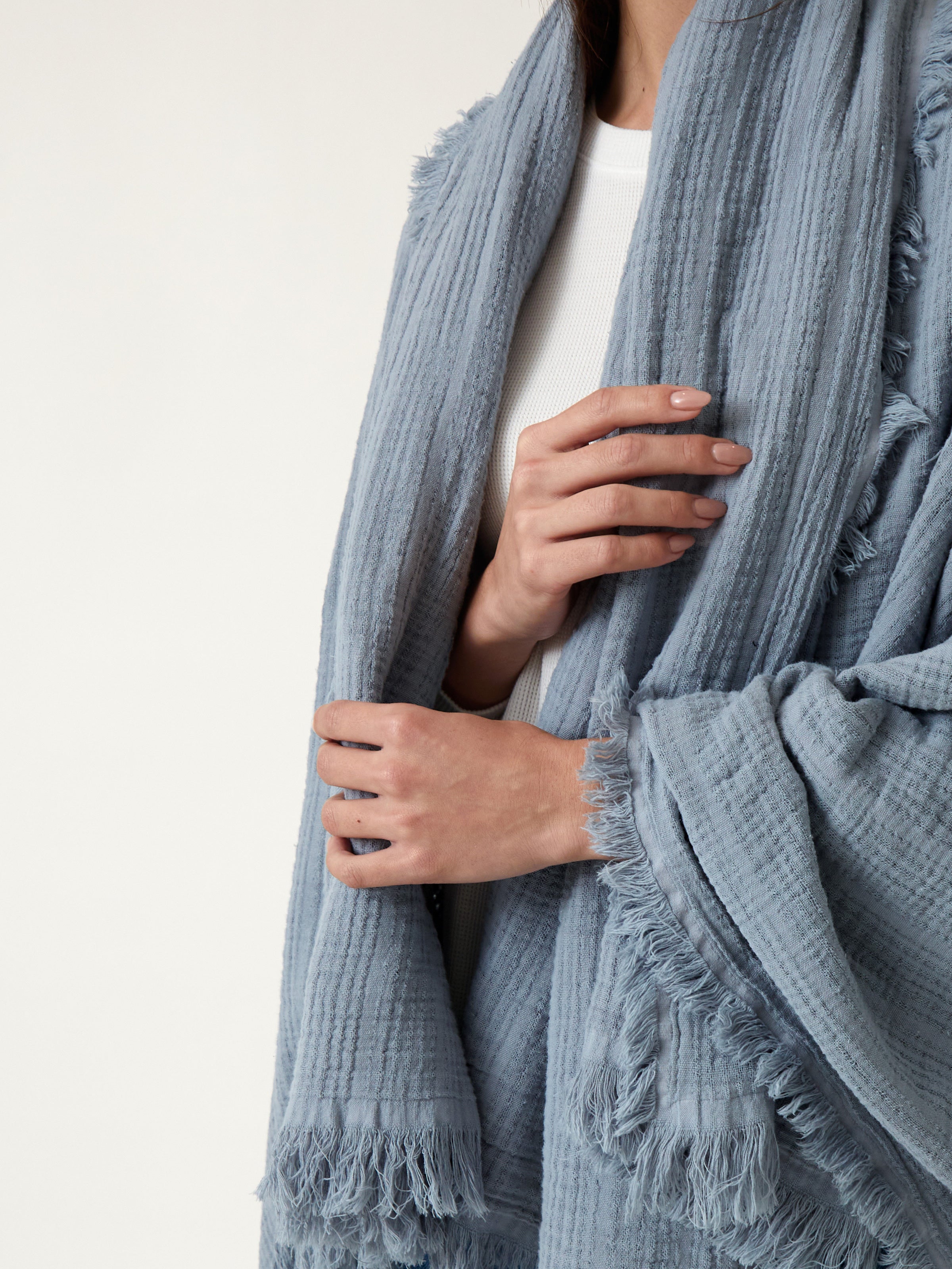 Rome Throw | Blue-2