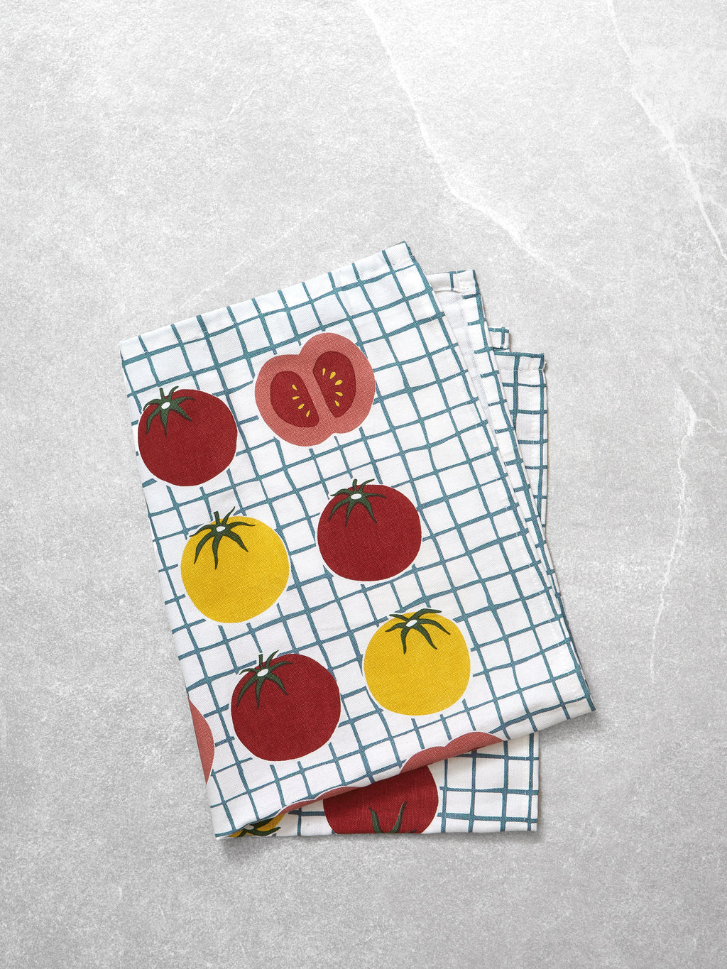 Starship Fresh Tomato Salad Tea Towel | Multi-1