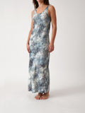 Valentina Full Length Bias Nightie | Floral-1