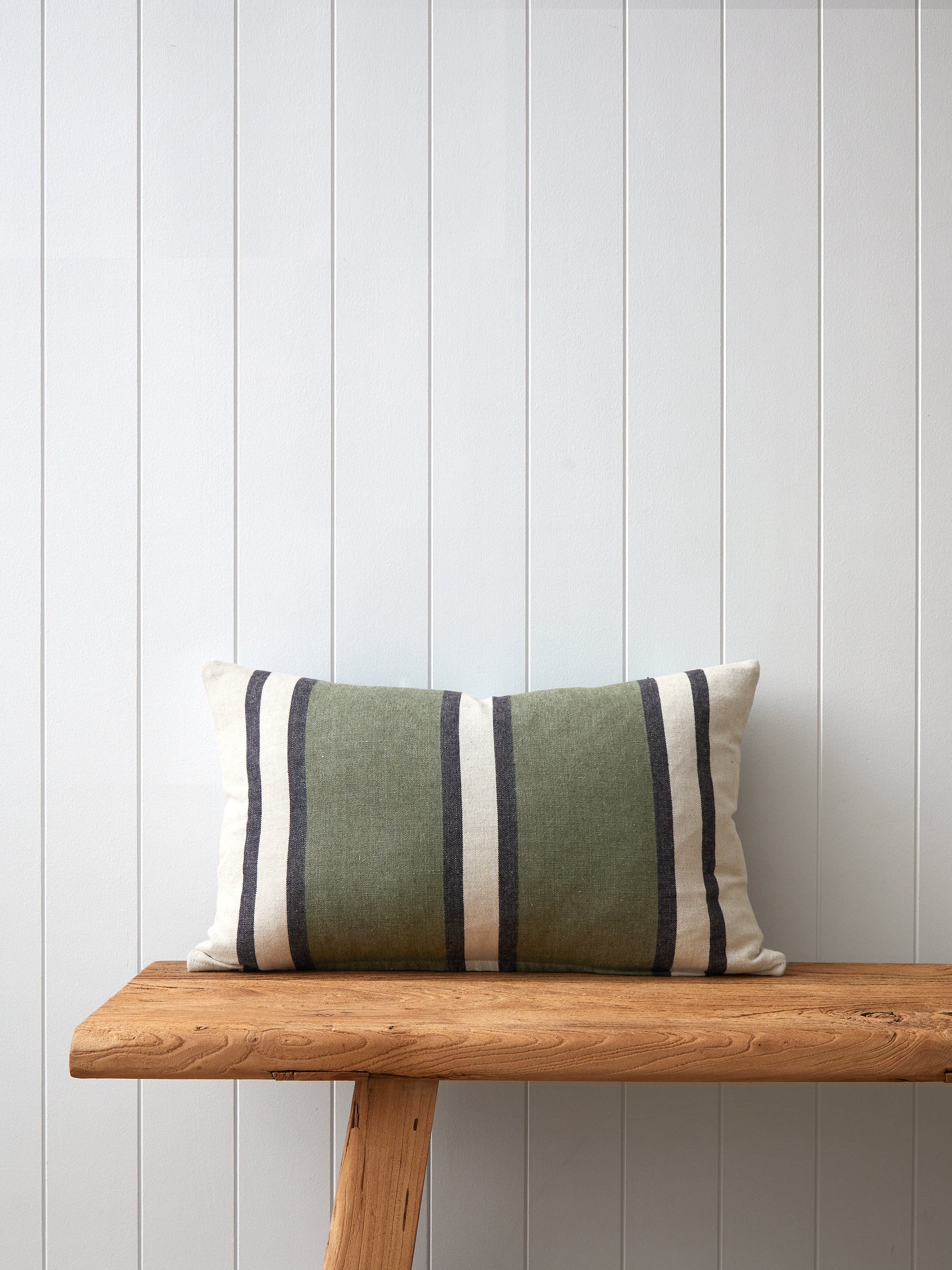 Wakefield Rectangle Cushion Cover | Green-1
