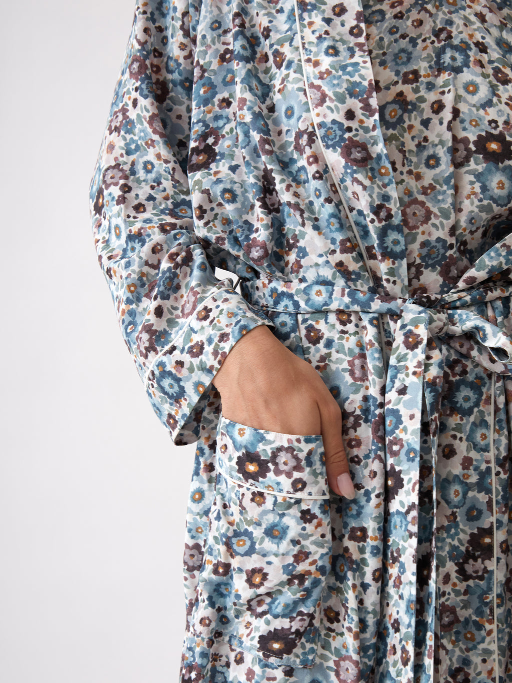 Zoe Full Length Robe | Floral-2